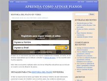 Tablet Screenshot of comoafinarpianos.org